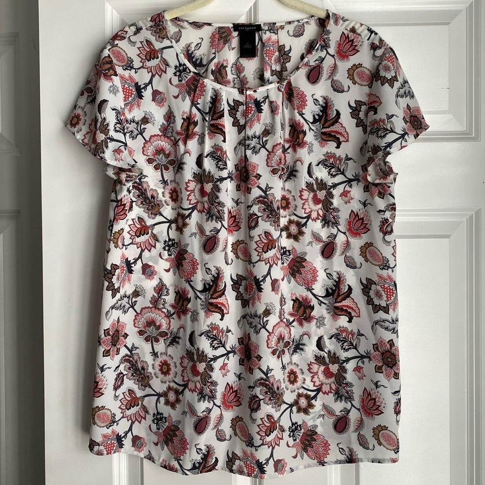 Ann Taylor Floral Blouse